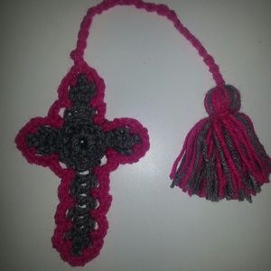 Cross Bookmark w/ Tassel