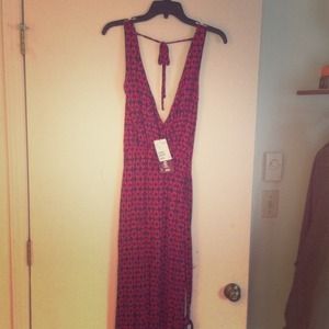 H&M Long Pattern Dress