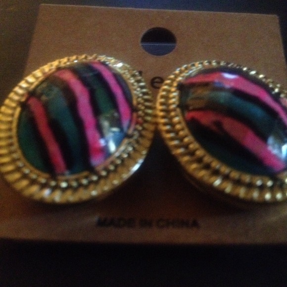 Cotton candy earrings - Picture 2 of 2