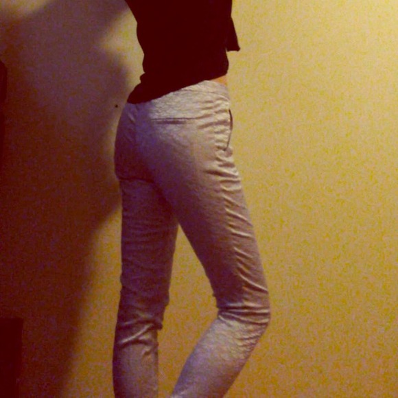 White printed skinny pant😎