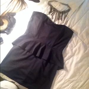 ❌Sold❌Black Peplum dress