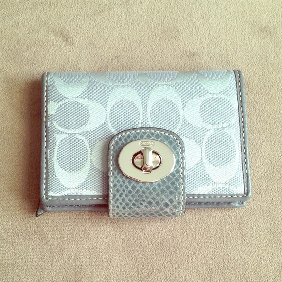 Silver Coach Wallet