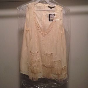 Nanette Lepore Saketini Top Ivory