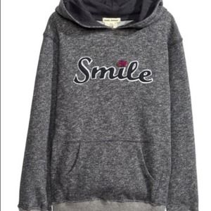 (Nikk07 only) IM H&M smile hooded sweatshirt