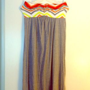 Muti colored chevron maxi