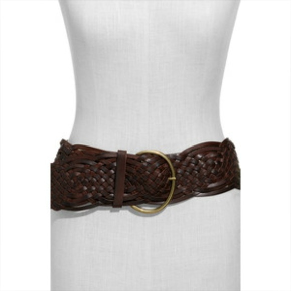 Leather Braided Belt