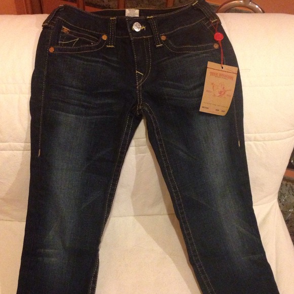 True Religion "Julie" Dark wash jeans Size 31
