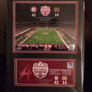 Alabama 2012 Championship Cachet 🏈(ROLL TIDE)🏈🐘
