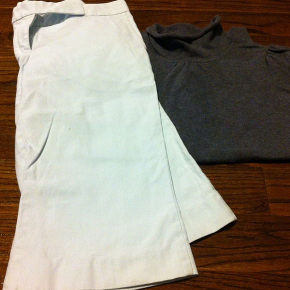 Light blue EXPRESS capris