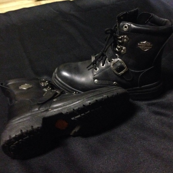 Like new Harley Davidson Leather Boots