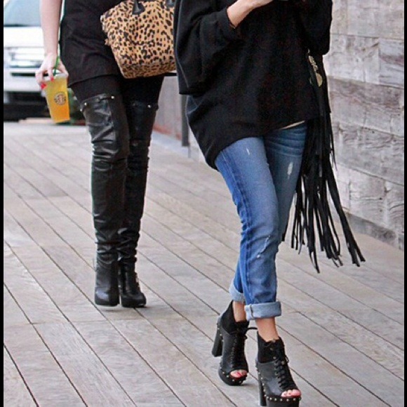 Koolaburra open toe clog booties - Picture 4 of 4