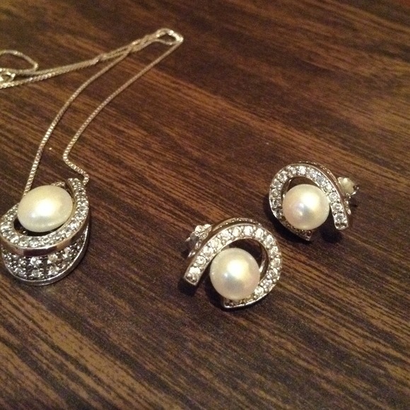 Set starling silver stamp 925 with pendent - Picture 4 of 4