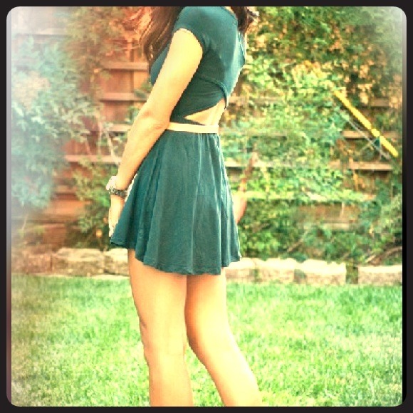 Green Bethan dress