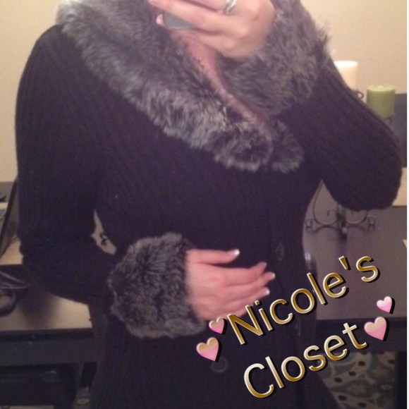 Long faux fur sweater!!