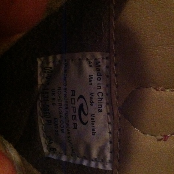 xXXx SOLdToddler Girls Roper size 6 NWOT Pink bli - Picture 3 of 3