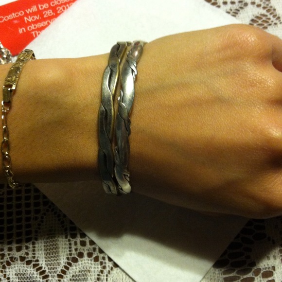 STERLING 925 stamped bangles
