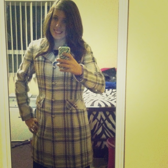 Size 10 purple dressy light coat!