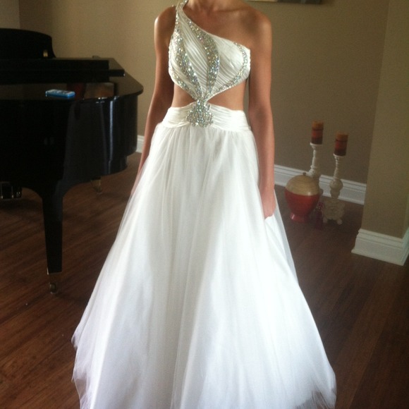 White Prom Dress