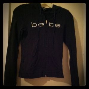 Bebe zip up with a hoodie