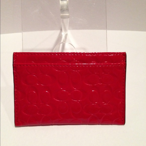 ❌SOLD❌Women's Red Coach ID case