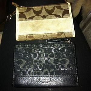 Coach key/card holders (authentic)