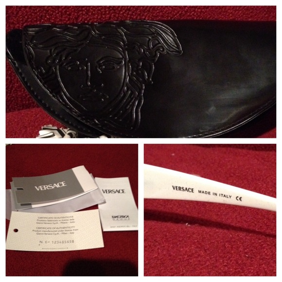 **Bundled** NWOT Versace white sunglasses