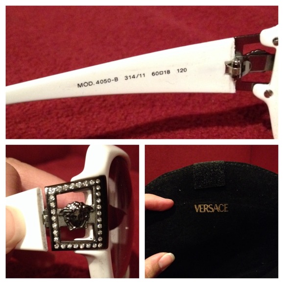 **Bundled** NWOT Versace white sunglasses