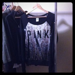 VS Pink bling Crew