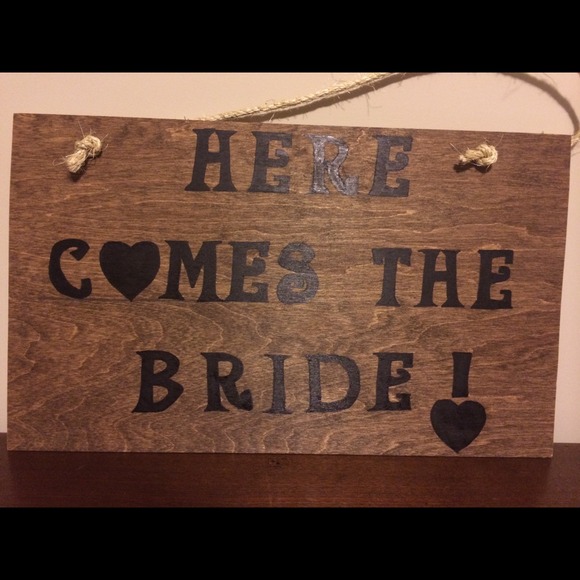 Bride sign