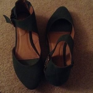 Ballet flats ( forest green)