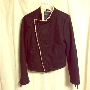 American eagle cross-zip jacket