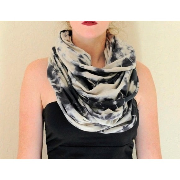 Handmade Tie Dye Cotton Infinity Scarf