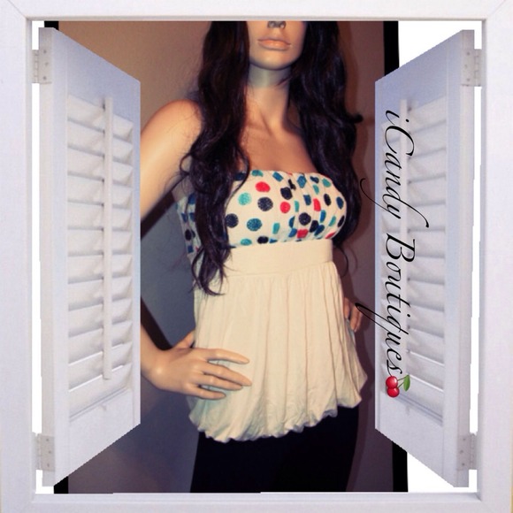 Polka dot top