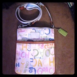 SOLD! Coach swing-pack crossbody bag