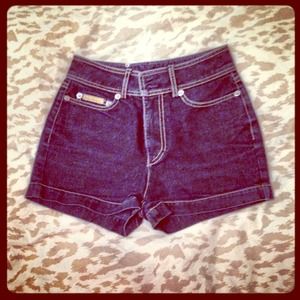D&G high waisted denim shorts
