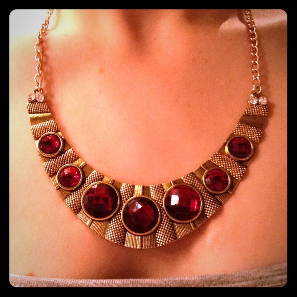 Red Velvet Necklace