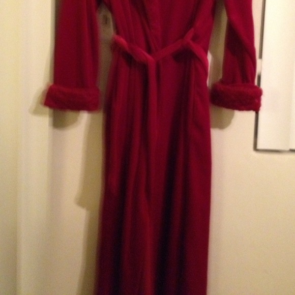 Velour Holiday Robe - Picture 2 of 3