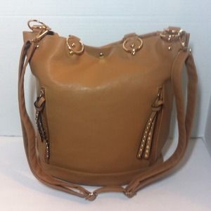 For @joiandlove Tan Colored Cross Body Handbag