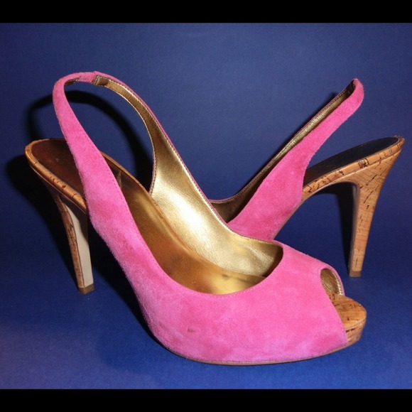 Guess Hot pink heels - one of my favorites!