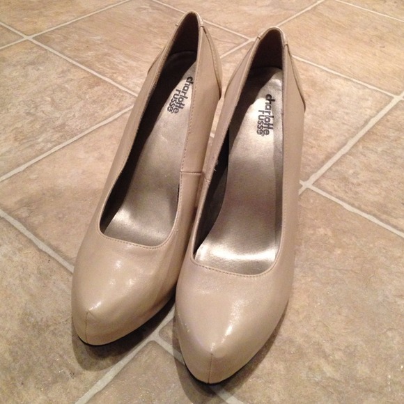 Nude Tan Charlotte Russe almond toe pump