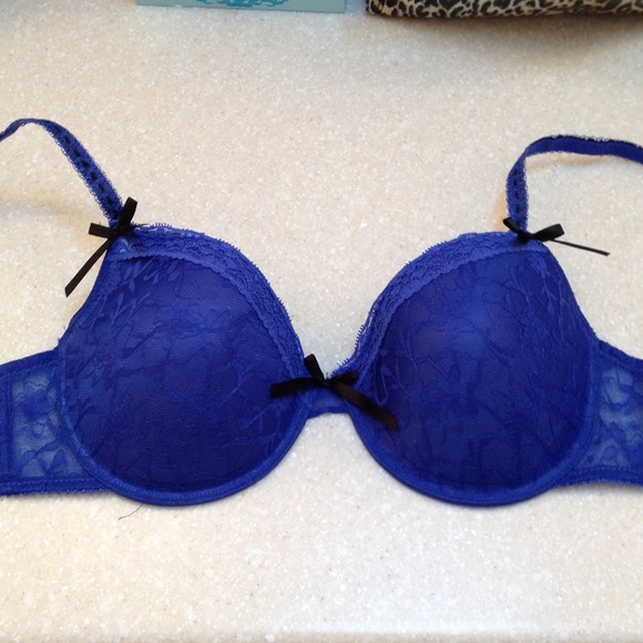 Gorgeous Blue Lace Bra