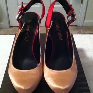 Cute sling back wedge