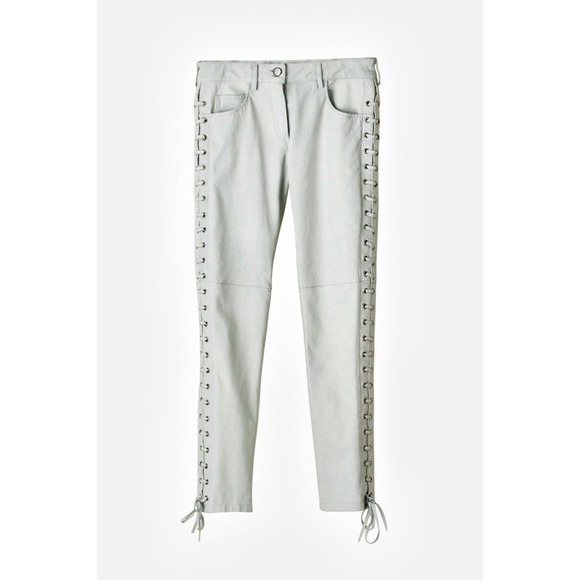 Isabel Marant Pants - Isabel Marant pour H&M white leather pants sz8 NEW Isabel Marant Pants - Isabel Marant pour H&M white leather pants sz8 NEW