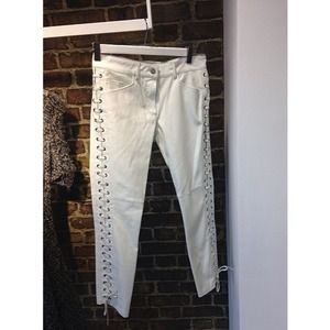 Isabel Marant Pants - Isabel Marant pour H&M white leather pants sz8 NEW Isabel Marant Pants - Isabel Marant pour H&M white leather pants sz8 NEW