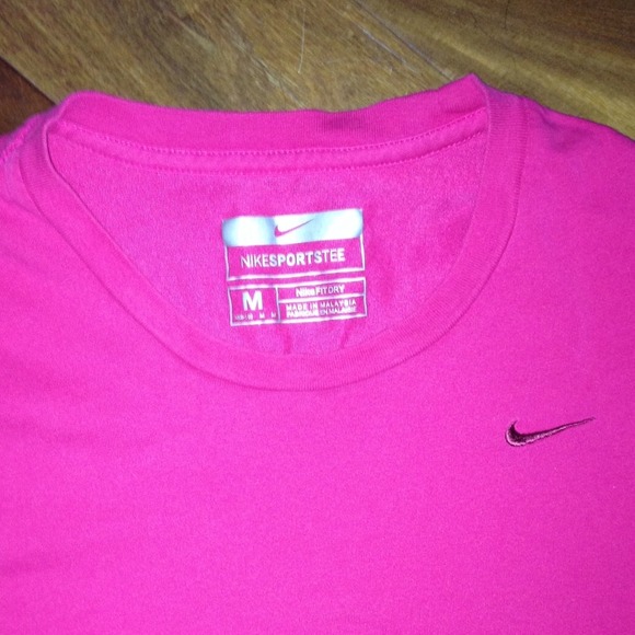 Hot Pink Nike Dry Fit Shirt