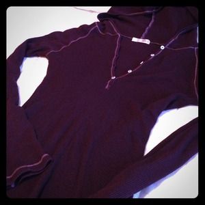 Old Navy Perfect Fit Thermal Top with Hood