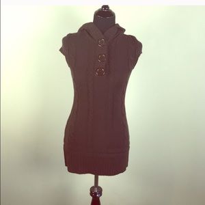 Charlotte Russe brown sweater dress/tunic