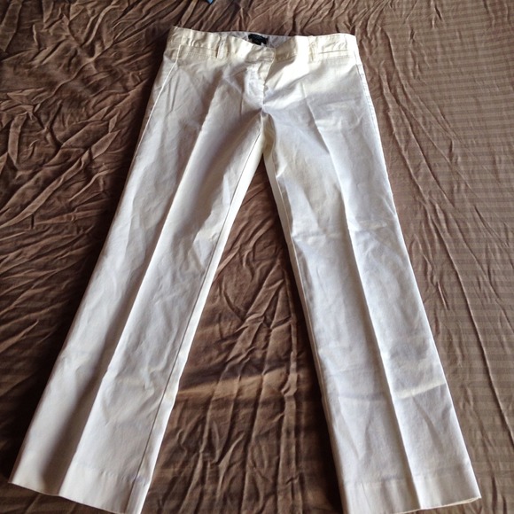 J.Crew White Capri