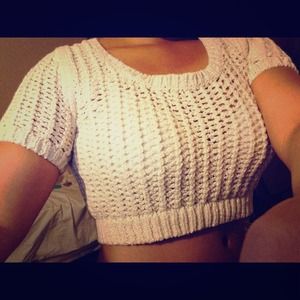 *SOLD* Free people crop sweater top