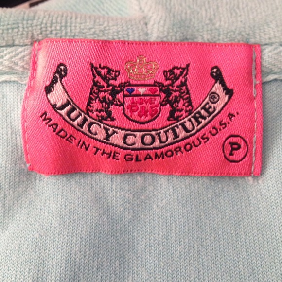 Aqua Juicy Couture hoody - Picture 2 of 2